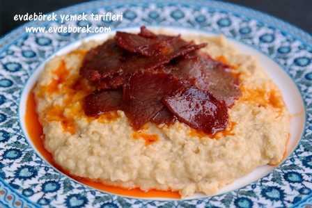 Pastırmalı Humus Tarifi