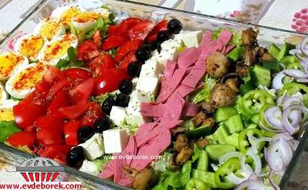Mozaik Salata Tarifi