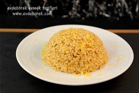 Limonlu Naneli Bulgur Pilavı Tarifi